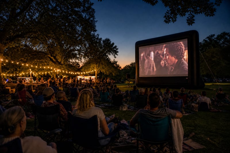 Outdoor movie night Outdoor movie night